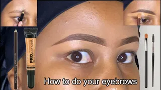 HOW TO EASILY DO YOUR EYEBROWS | STEP BY STEP EYEBROW TUTORIAL FOR BEGINNERS
