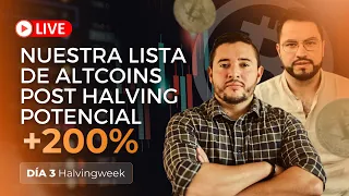 [DIA 3] HALVING WEEK: BUSQUEMOS LAS MEJORES ALTCOINS PARA COMPRAR POST HALVING