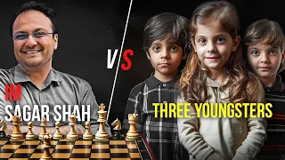 IM Sagar Shah vs 3 little kids | 3 mins vs 8 mins