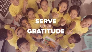 Grow in Love - Serve out of Gratitude - Peter Tanchi