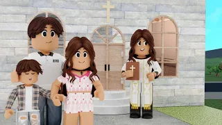 My Family’s Easter Good Friday Routine *VISITING CHURCH WITH MY SISTER!* Roblox Bloxburg Roleplay