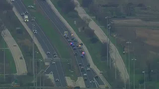 Chicago ambulance stolen, police chase vehicle on I-55