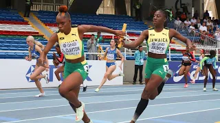 This Team Is Unstoppable| Watch The Greatest 4x100 Relay Race Ever Run By A U20 Women Team