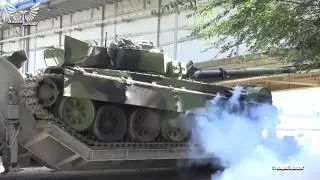 MAZ 537 Sillah and Russian Serbian tank unloading 1