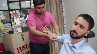 ASMR Turkish Barber Face, Head and Body Massage 144 👍👍💆‍♂️💈