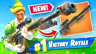 *NEW* HEAVY SNIPER RIFLE Gameplay In Fortnite Battle Royale