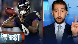 Nick Wright reacts to Lamar's performance in Ravens OT win vs. Colts | NFL | FIRST THINGS FIRST