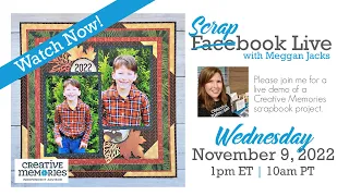 Scrapbook Live with Meggan November 9, 2022