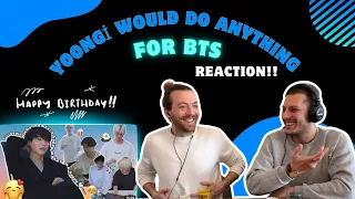 Yoongi Would Do Anything For BTS Reaction - Happy Birthday Yoongi..!! //Musicians React K-Pop