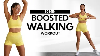 30 MIN BOOSTED WALKING WORKOUT FOR WEIGHT LOSS- No Jumping Fat Burning