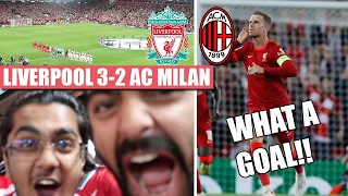 HENDERSON SCORES A THRILLER! Liverpool Vs AC Milan (3-2) Champions League Highlights Matchday Vlog