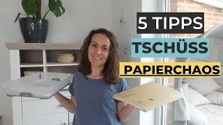 Papierkram organisieren | 5 Tipps und Tricks für Struktur und Ordnung in Papieren und Unterlagen