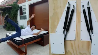 FOLDING BED HARDWARE AS INSTALLED / THE MURPHY BED