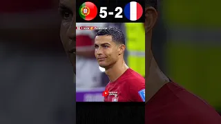 Portugal 🇵🇹 Vs France 🇫🇷 Imaginary Penalty shootout 🥵 Ronaldo vs Mbappe #youtube #football #shorts