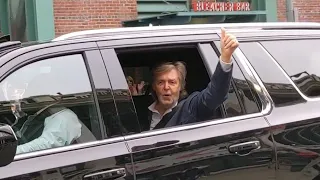 Paul McCartney Arriving Fenway 2022 night 1