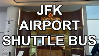 John F. Kennedy Intl Airport 4K Transfer from Terminal 8 To Terminal 1(Shuttle) | REVIEW BY NEW YORK