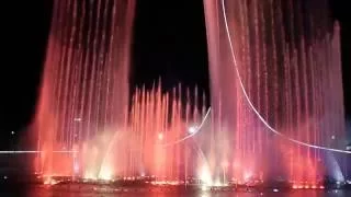 Танцующие фонтаны Олимпийский парк Сочи (День Победы)