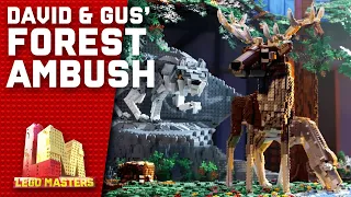 David and Gus' The Forest build revealed | Lego Masters Australia