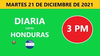 Diaria 3 pm honduras loto costa rica La Nica hoy martes 21 de diciembre de 2021 loto tiempos hoy