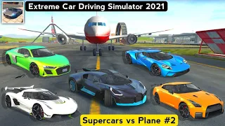 Supercars VS Plane Race: Unleash Your Driving Skills in Extreme Car Driving Simulator 2021