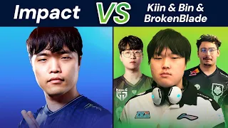 BLG Bin, GEN Kiin, and G2 BrokenBlade Challenge