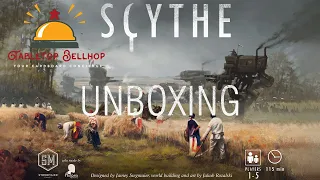 Scythe Unboxing, What you get in the box for Scythe the board game from Stonemaier games