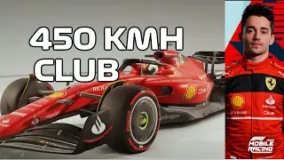 Ferrari  joins 450 KMH Club F1 Mobile Racing 2022