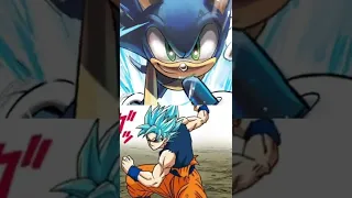 Archie Sonic V.S Manga DBS Goku (Who is stronger?) #edit #amv #shorts #capcut #dragonballz #sonic