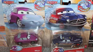 Mattel Disney Cars 2022 Color Changers Unboxing Fabulous Hudson Hornet (Doc) & Sally