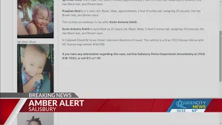 Amber Alert issued for two Salisbury children, ages 2 and 3