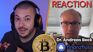 REAKTION - Bitcoin ist ein Schneeballsystem! Dr. Andreas Beck bei @Finanzfluss