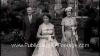 Princess Margaret Pays Visit to West Indies 1958 PublicDomainFootage.com