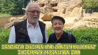 Santiago und Jürgen Kluckert im Berliner Zoo - Berlin - 2021 - Benjamin Blümchen -