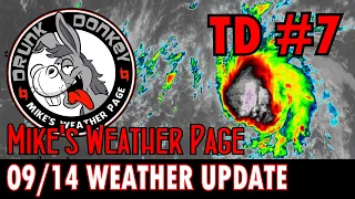 TD #7 forms in the Atlantic heading west soon to be Fiona.