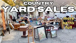 Country YARD SALES | MORE BARN SALES | thrift with me | Vintage & Antiques | YouTube