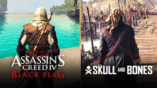 Сравнение "ASSASSIN'S CREED 4" и "SKULL AND BONES"! (Какая игра лучше?)