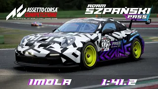 AM I AN ALIEN??? Porsche 992 GT3 CUP on Imola Hotlap - 1.41.2 at 25 ambient. - ACC