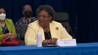 Excerpt of PM Mottley's participation at the Leaders' Roundtable #7 on Green Finance (June 10, 2022)