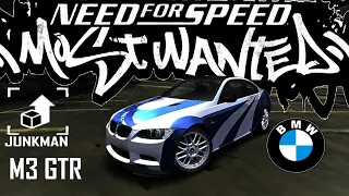 BMW M3 GTR [E92] - Customization JUNKMAN | Need For Speed Most Wanted 2005 | SHOHAN | 4K