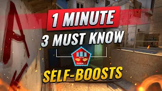 3 MOST USEFUL SELF-BOOSTS On Mirage - CS:GO