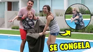 WE THREW MY GRANNY INTO THE POOL FOR LOSING THIS ROBLOX CHALLENGE