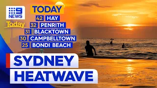 Sydney set to swelter in second heatwave | 9 News Australia