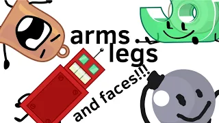 armless/legless bfdi contestants, and hosts with arms/legs