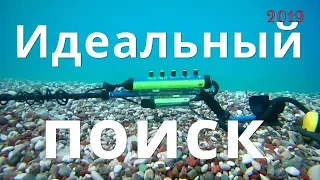 Мечта а не коп!Черногория-пляжный поиск золота с металлоискателем в идеально чистой воде