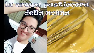 la crema pasticcera della nonna