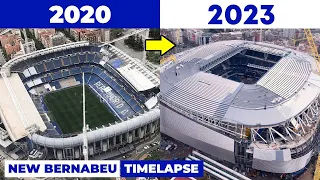 New Bernabeu Timelapse Construction 2020-2023