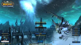 World of Warcraft Wrath of the Lich King Login Screen - HD 60fps