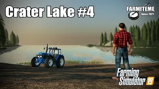 Buying a tractor and creating first field - Crater Lake #4 - FS19 Timelapse