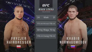 UFC 4 SuperFight Fryzjer Hairdresser vs  Khabib Nurmagomedov #ufc #ufc4 #ksw #mma #k1 #boks #bjj