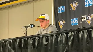 Jake Guentzel talks about two-goal night vs. Red Wings